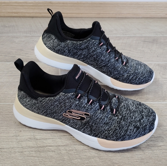 Skechers Shoes - Skechers Dynamite Breakthrough Sneakers Blk/Coral